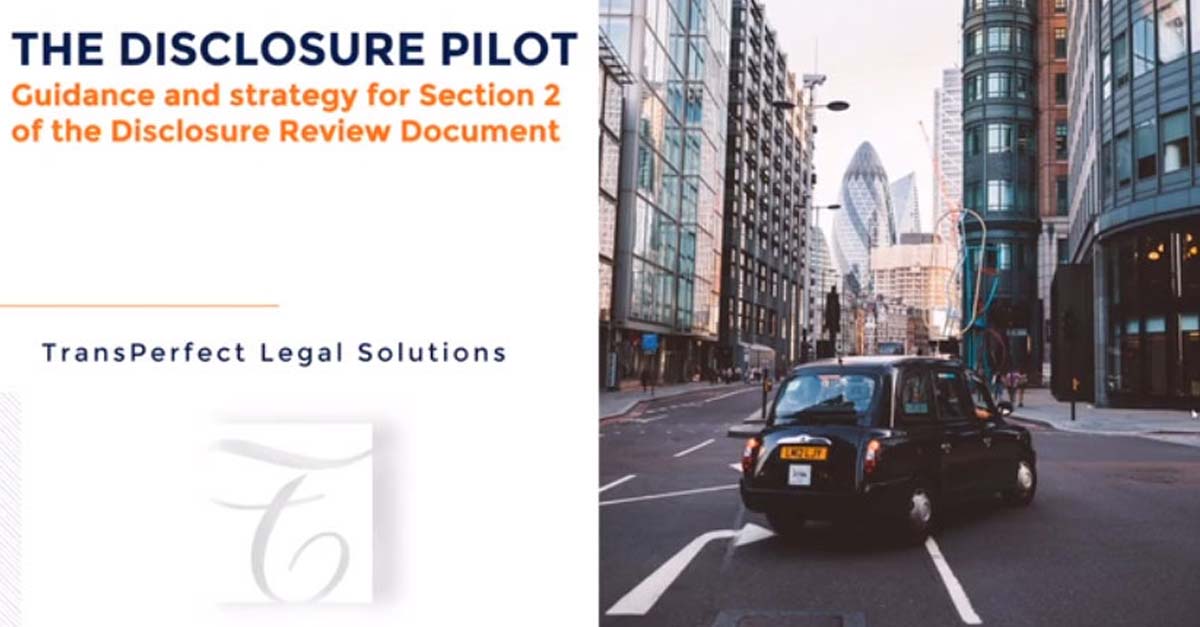 the disclosure pilot